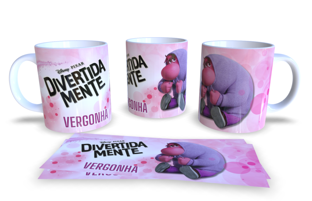 artes para canecas divertidamente 2 grátis - mockups