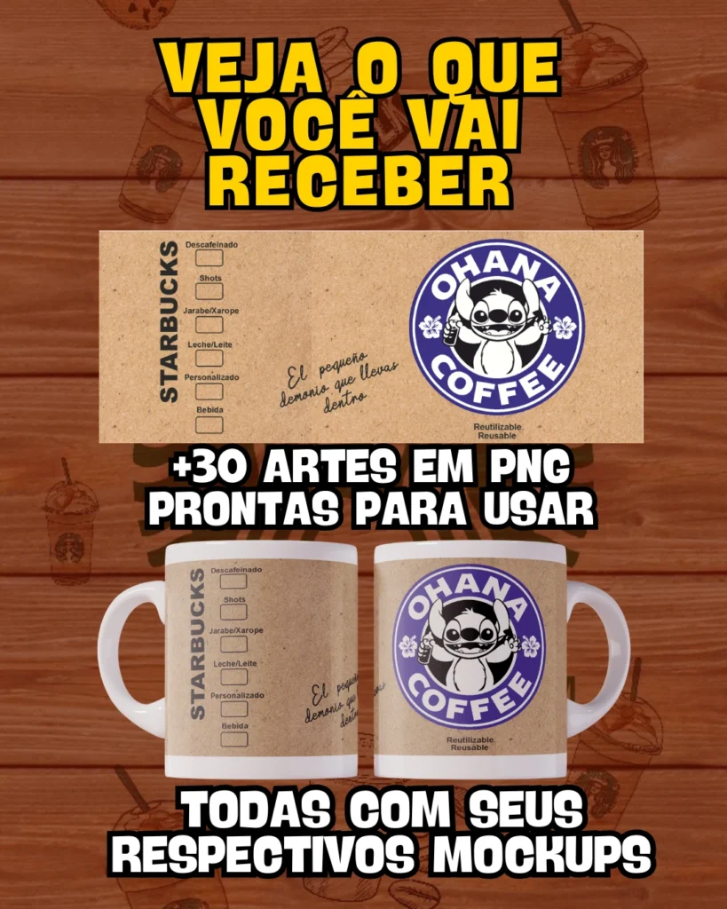 ARTE CANECAS STARBUCK COFFER 2026 PERSONAGENS + BÔNUS