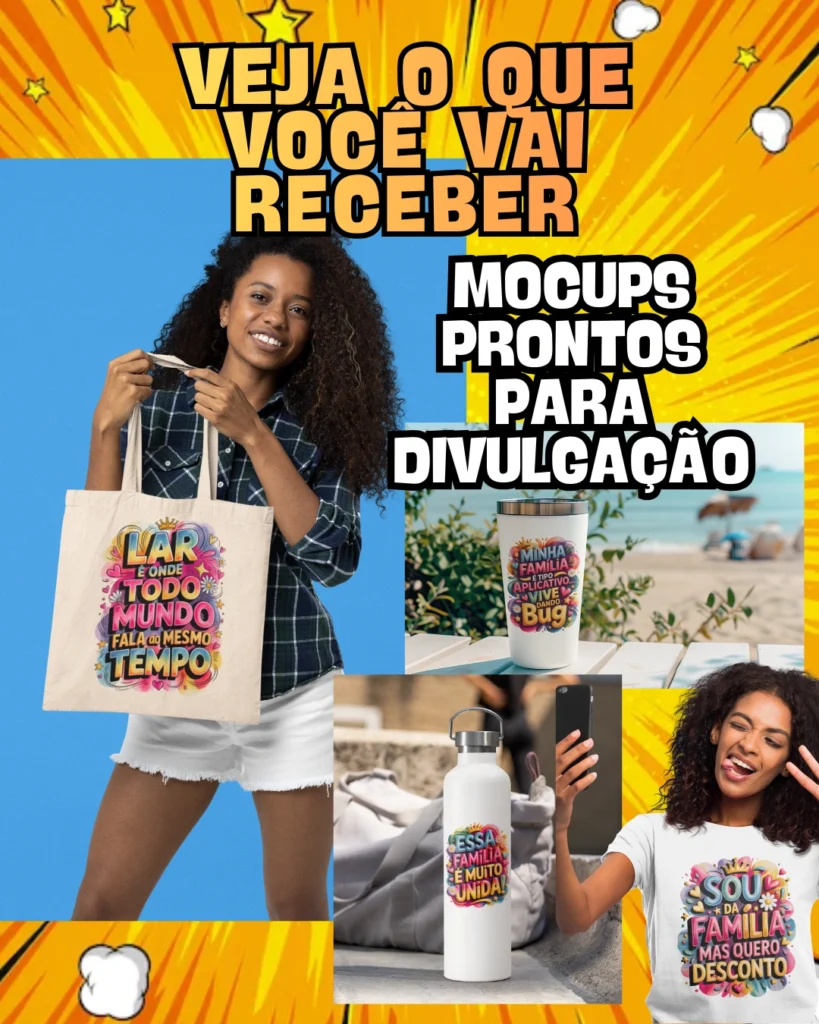 ARTES PARA CANECAS E CAMISAS FAMÍLIA 