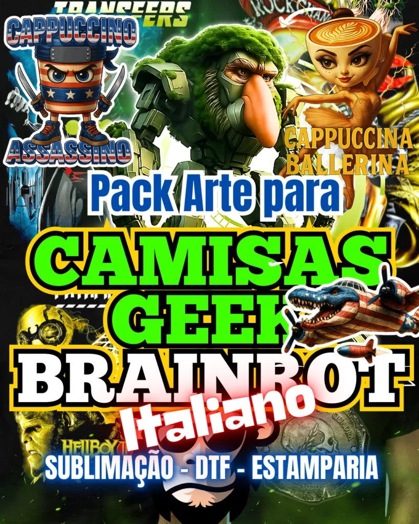 ARTES_CAMISA GEEK BRAINROT 2026