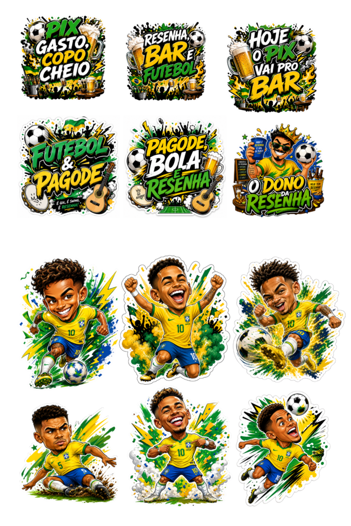 ARTE COPA 2026 DTF, SUBLIMAÇÃO, ESTAMPARIA