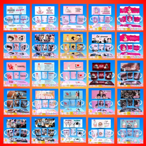Pack Doramas - Sublimação de Canecas - Image 9