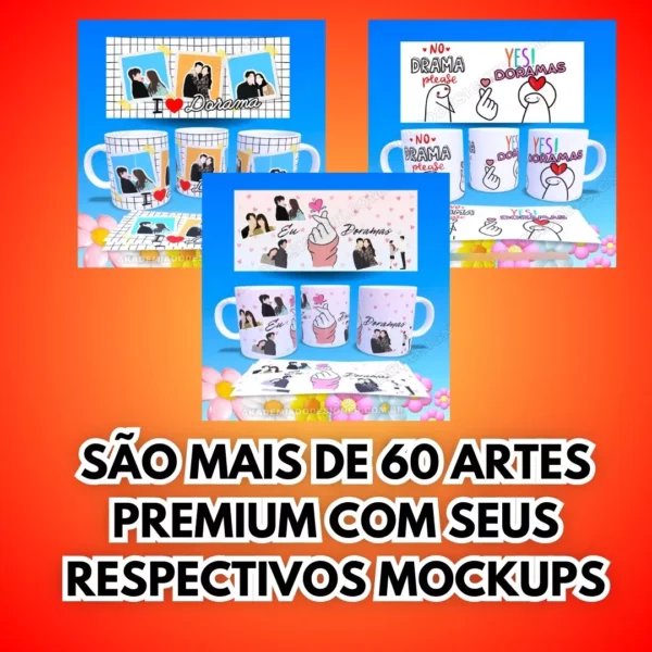 Pack Doramas - Sublimação de Canecas - Image 10