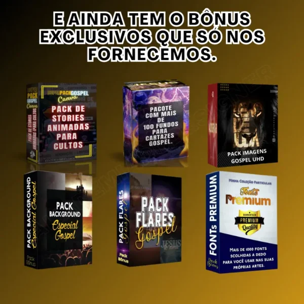 PACK GOSPEL SOCIAL MÍDIA GOSPEL - ARTES PARA CULTOS E EVENTOS EVANGÉLICOS.