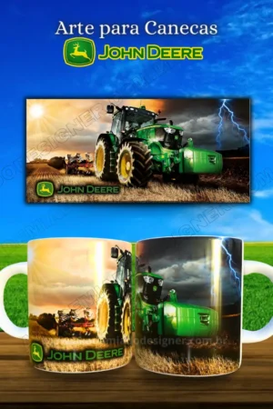 ARTE PARA CANECAS JONH DEERE - SUBLIMAÇÃO DE CANECAS