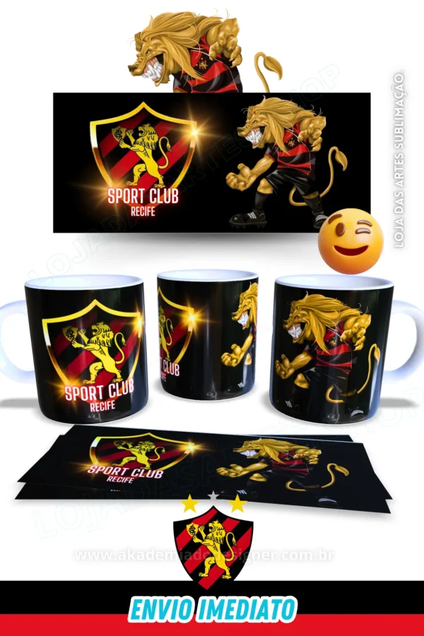 SPORT CLUB RECIFE - ARTE PARA SUBLIMAÇÃO DE CANECAS