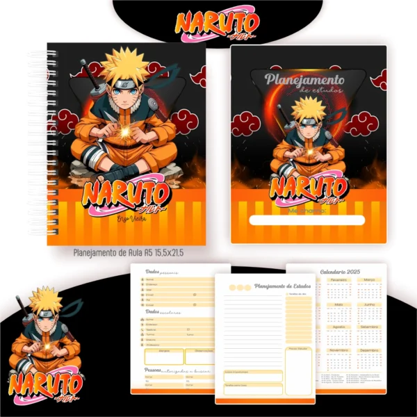 Kit Papelaria NARUTO. Escolar e Saúde - Image 7