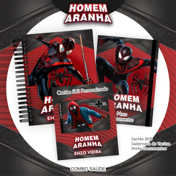 Kit Papelaria Homem-Aranha. Escolar e Saúde - Image 2