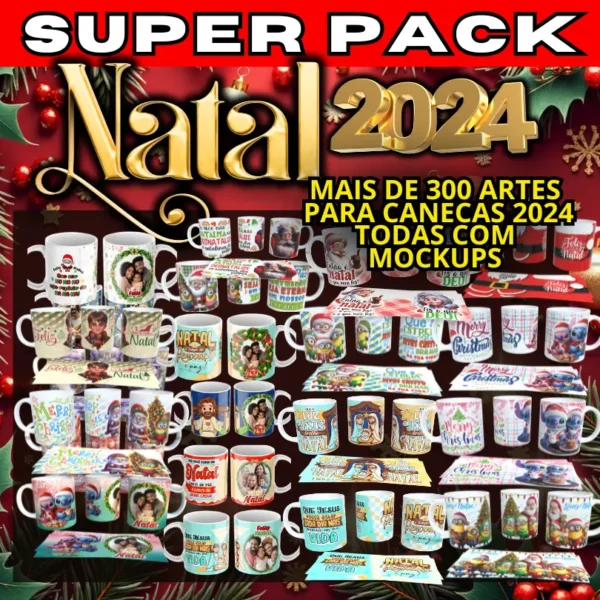 PACK SUBLIMAÇÃO DE CANECAS NATAL 2024 - Image 6