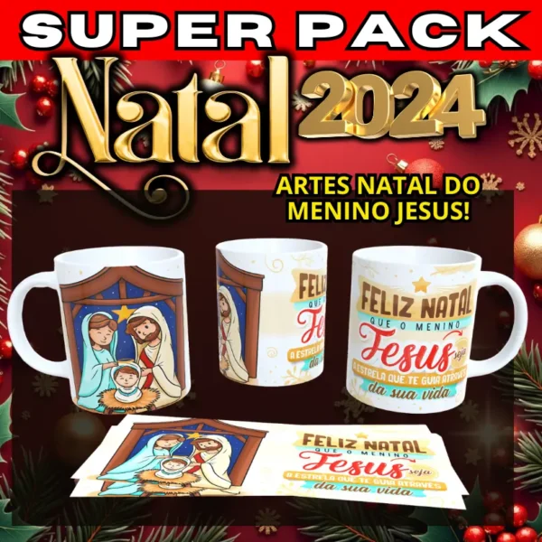 PACK SUBLIMAÇÃO DE CANECAS NATAL 2024 - Image 8