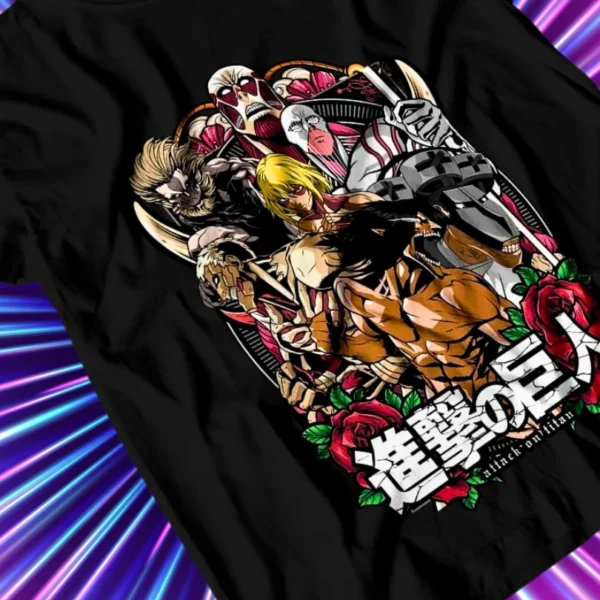 ARTE CAMISA ANIME ATTACK TITAN+ BÔNUS - SUBLIMAÇÃO, ESTAMPARIA E DTF - Image 2