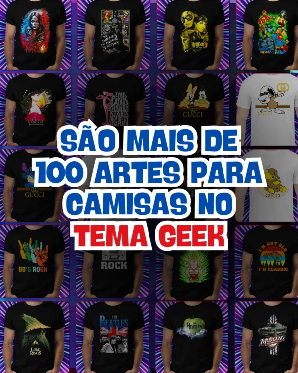 PACK SUBLIMAÇÃO CAMISAS GEEK - ANIMES - 2025 - Image 6