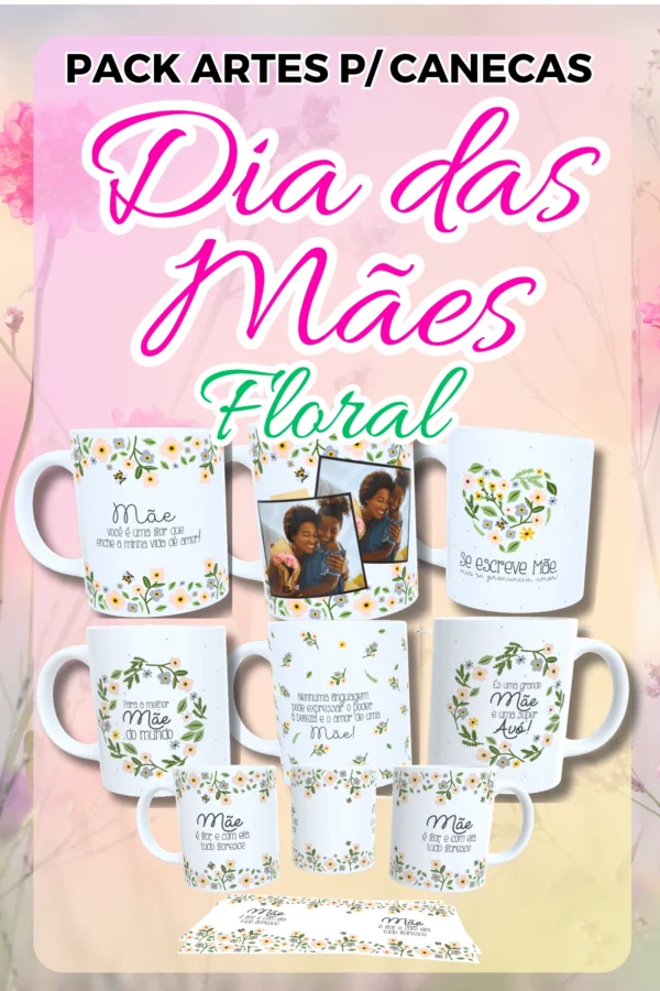 PACK FLORK DIA DAS MÃES FLORAL