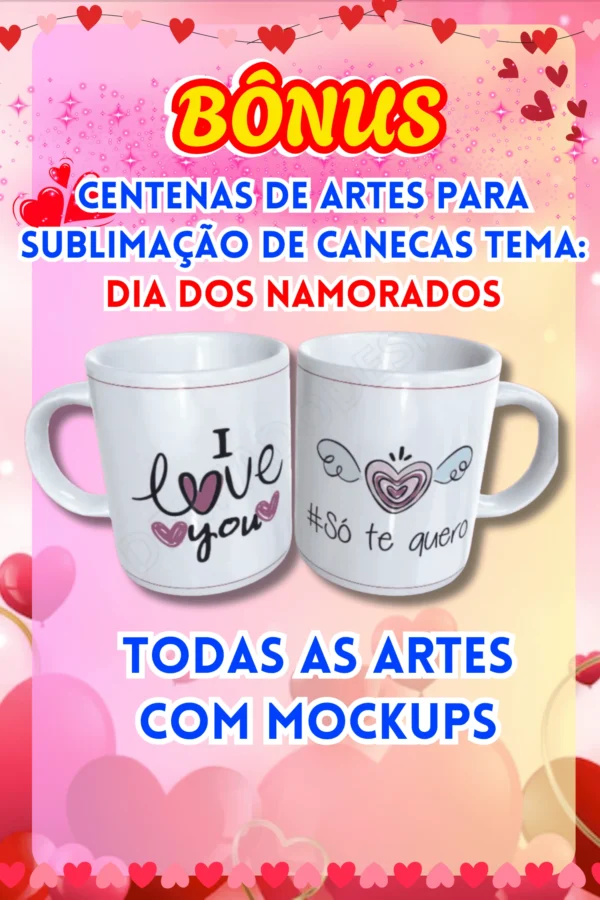 PACK DIA DOS NAMORADOS QUADROS E AZULEJOS COM ESPAÇO PARA FOTO - Imagem 4