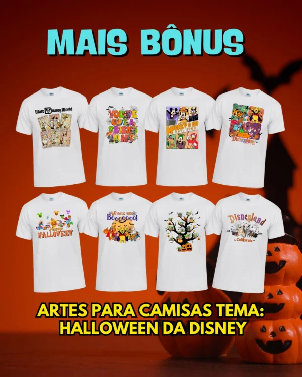 PACK ARTES PARA CANECAS HALLOWEEN + BÔNUS ARTES PARA CAMISAS - Imagem 9