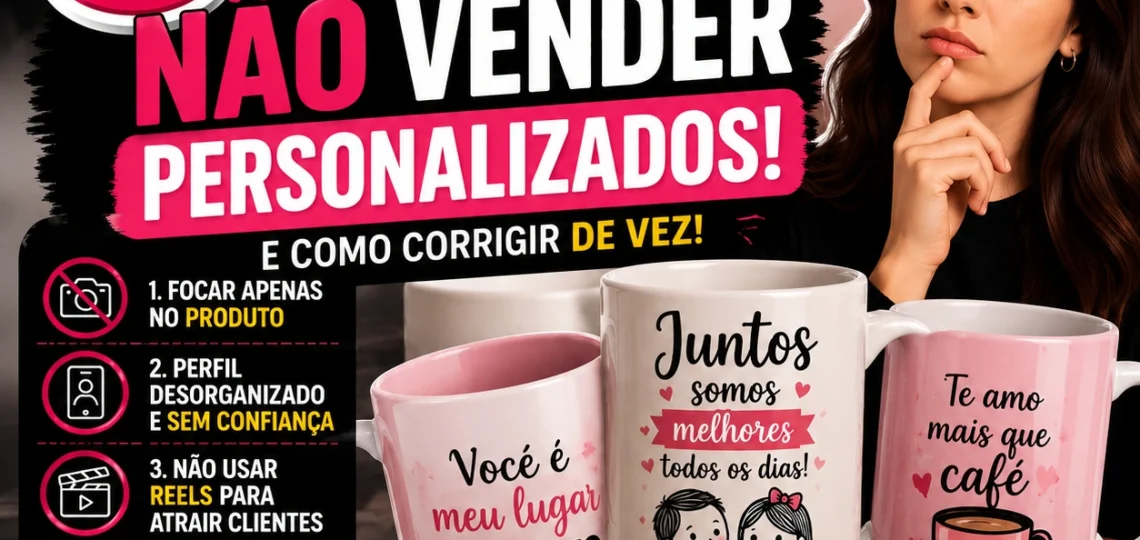 5 Erros que Fazem Você NÃO Vender Personalizados e Como Corrigir Para Lucrar Mais em 2026