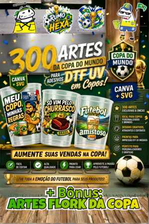 ARTE COPA 2026 DTF, SUBLIMAÇÃO, ESTAMPARIA